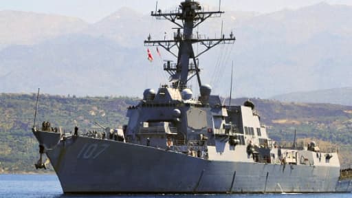 Navire de guerre (photo d'illustration).