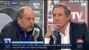 Éric Dupond-Moretti face à Jean-Jacques Bourdin en direct