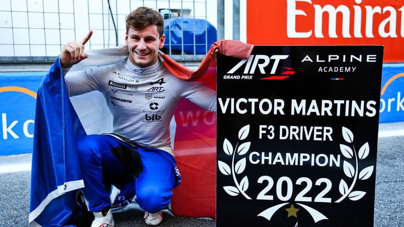 Victor Martins sacré champion du monde en Formule 3.