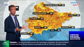 Météo Côte d'Azur: des températures autour de 28°C ce samedi, avec quelques averses orageuses