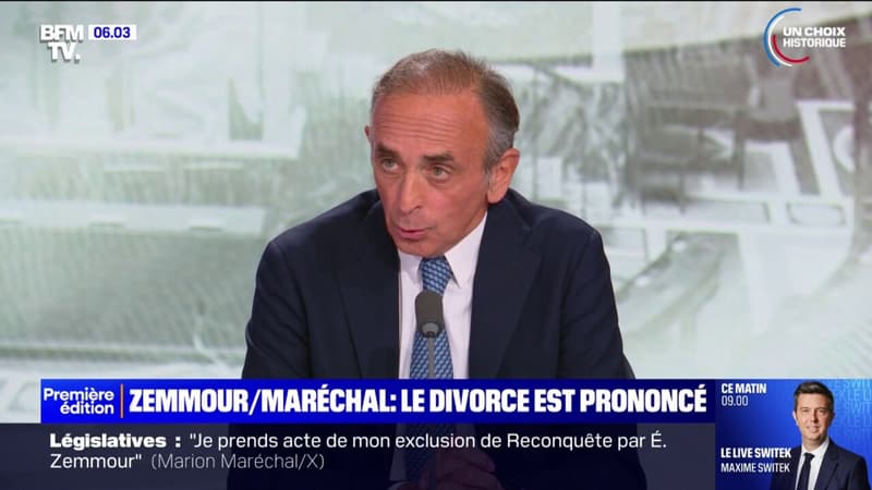 Reconquête: le divorce est prononcé entre Éric Zemmour et Marion Maréchal