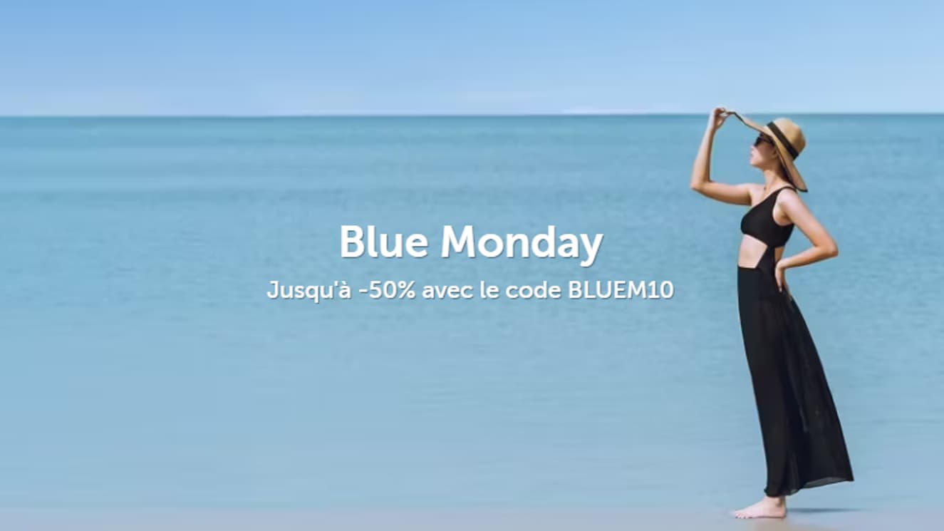 Offre du site barcelo.com pour le Blue Monday