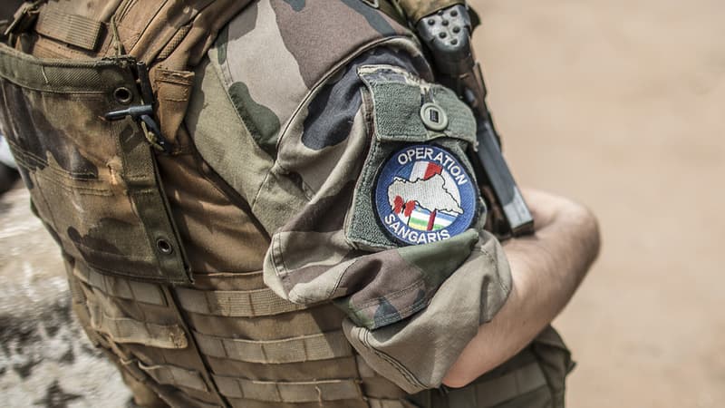 Un militaire de l'opération Sangaris, en Centrafrique.