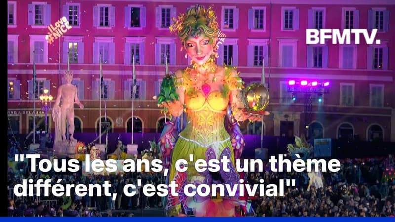 Le carnaval de Nice bat son plein, avec près de 38.000 spectateurs venus admirer la parade