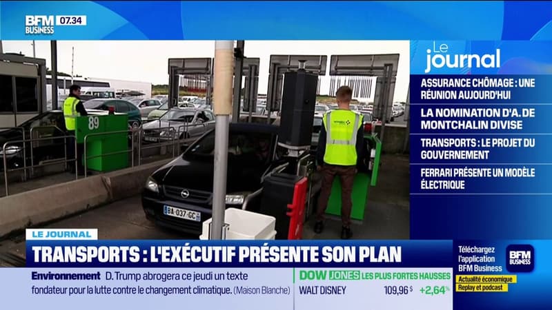 Transports : l'exécutif présente son plan