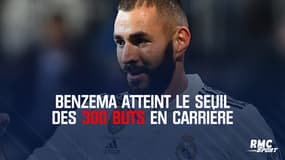 Benzema atteint le seuil des 300 buts en carrière