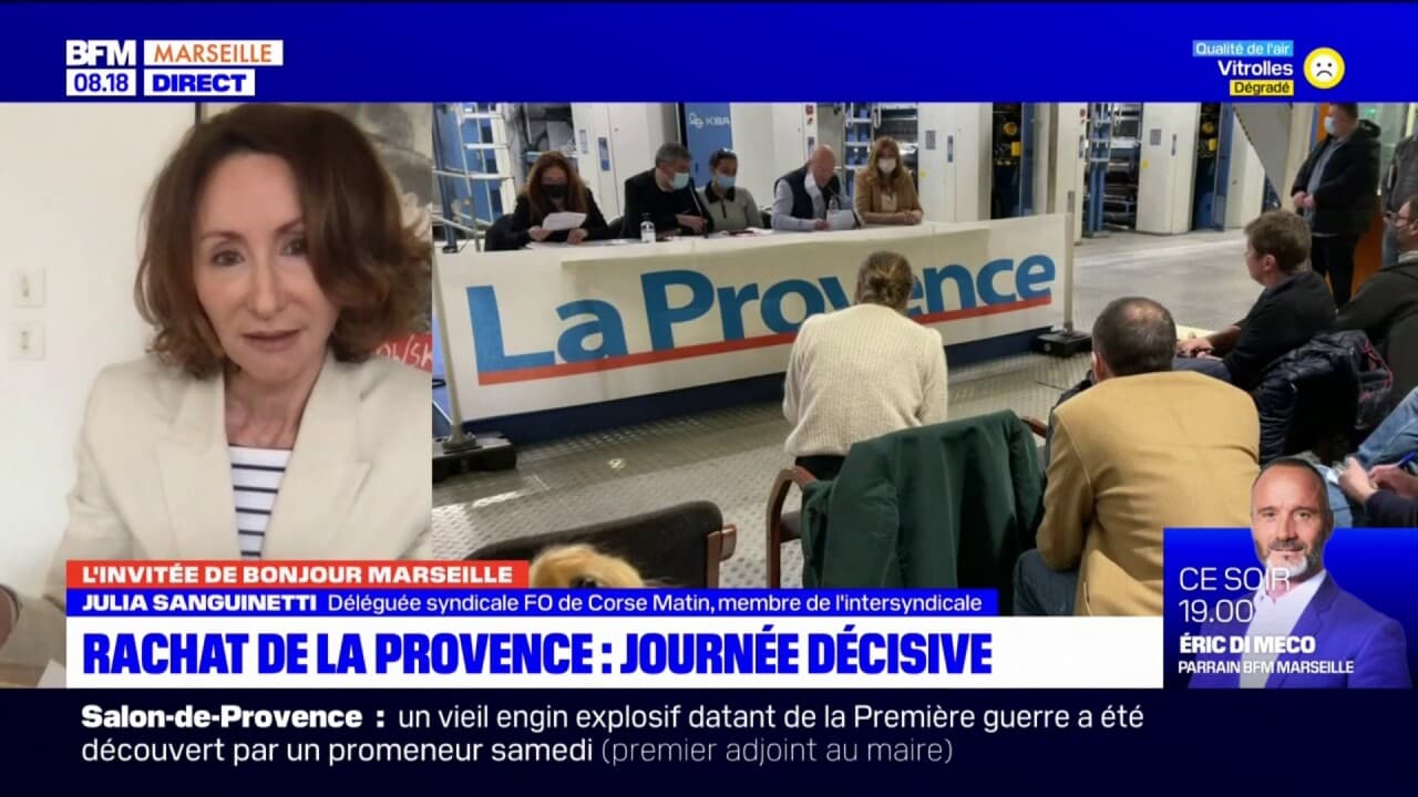 Rachat de La Provence: Julia Sanguinetti, déléguée syndicale FO de