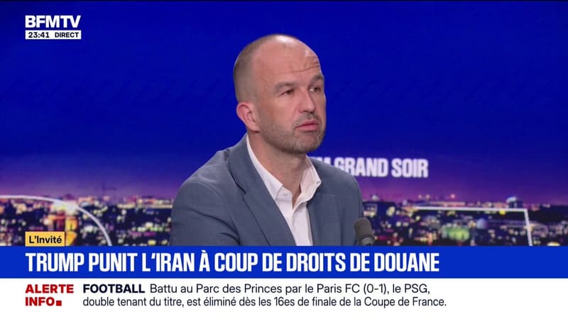 Révolte en Iran: "Mon message est clair: ni les Mollahs ni le Shah, c'est le peuple iranien qui doit dire comment il doit être gouverné", déclare Manuel Bompard (LFI)