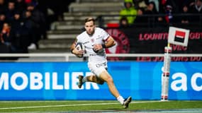 Paul Graou lors du match de Top 14 entre le LOU et Toulouse, 22 décembre 2024