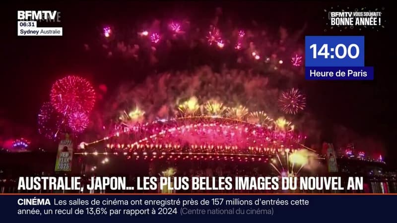 Nouvelle-Zélande, Australie, Japon...Les plus belles images du Nouvel An