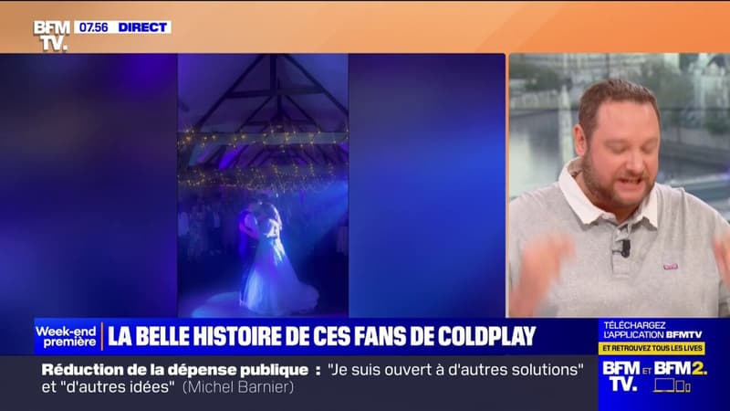 Ces fans de Coldplay ont ouvert le bal de leur mariage avec un titre inédit du groupe