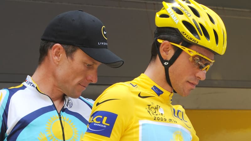 Armstrong et Contador