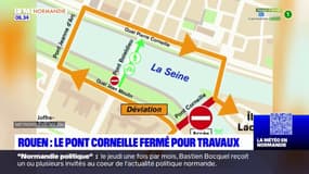 Rouen: les travaux ont commencé sur le pont Corneille, la circulation interrompue jusqu'à mai