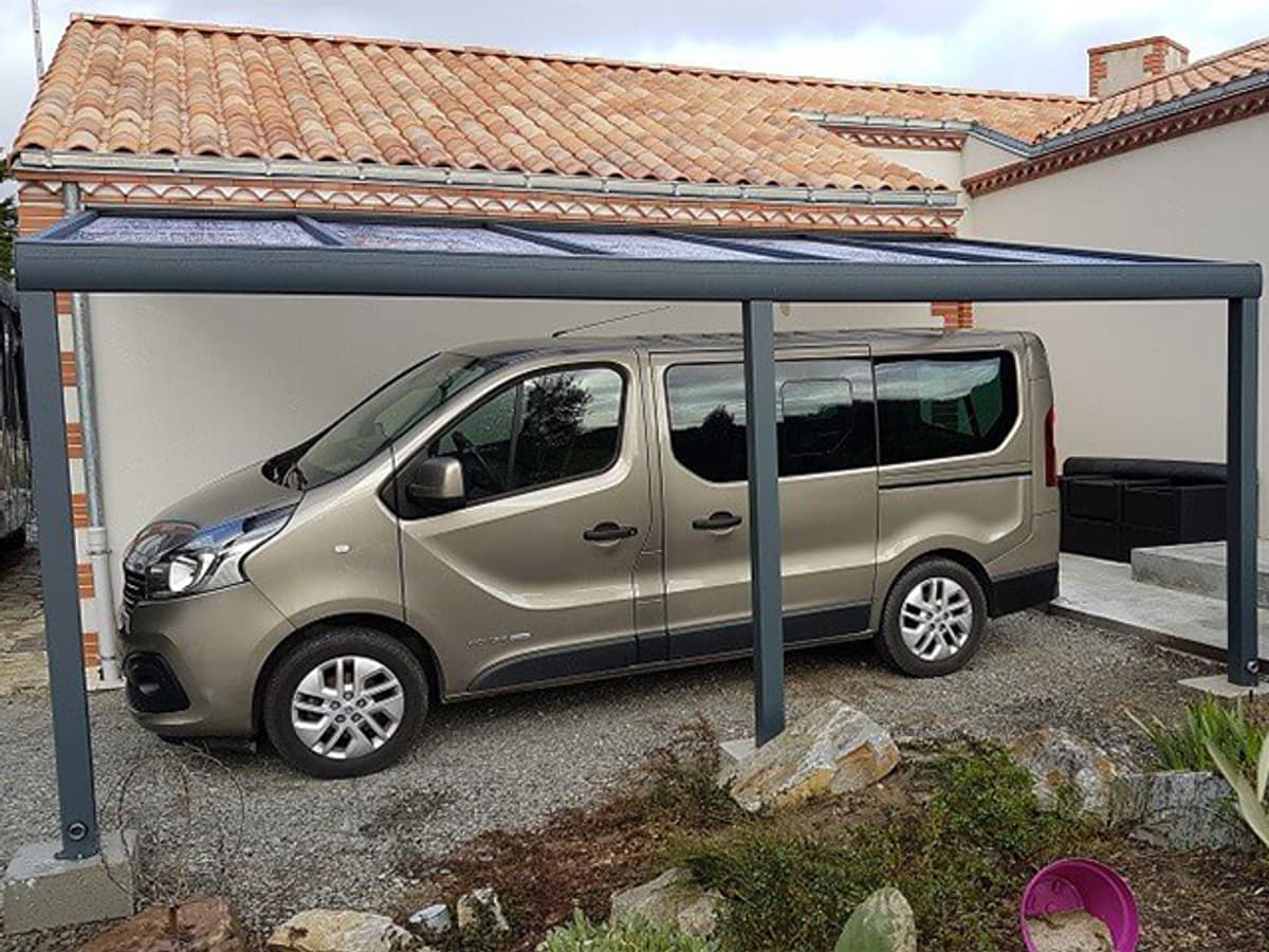 un large choix de carports en aluminium surmesure