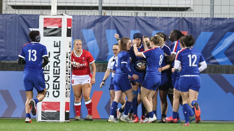 Tournoi VI Nations: énorme carton des Bleues face au pays de Galles