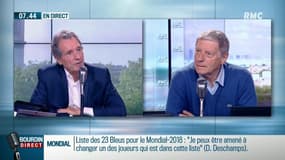 La blague de Jean-Jacques Bourdin à Jean-Michel Larqué: "Vous connaissez la nouvelle? Jano Rességuié va commenter le mariage princier"