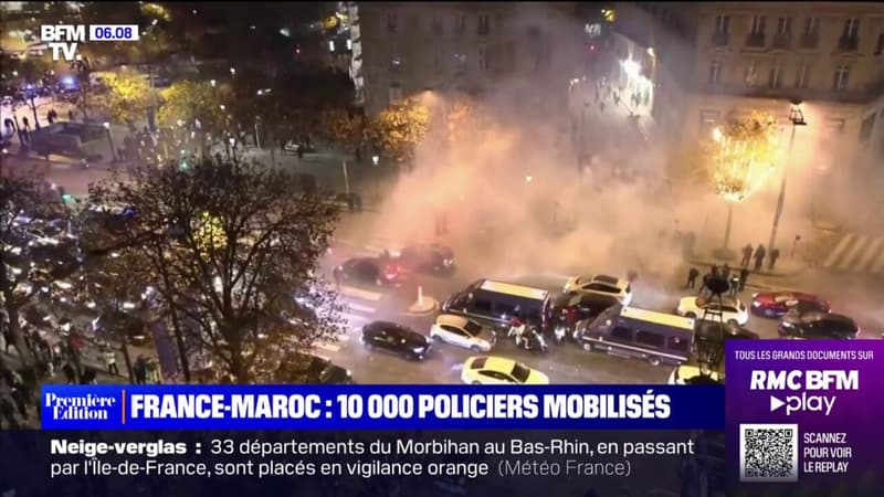 France-Maroc: 10.000 policiers mobilisés en France, dont 5000 en région parisienne