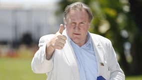 Gérard Depardieu au Festival de films russes à Nice en 2013