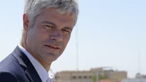 Laurent Wauquiez en visite dans une école de  Qaraqosh, dans le Nord de l'Irak le 6 juin 2018 