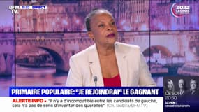 Christiane Taubira sur les programmes: "Il n'y a rien d'incompatible entre les différentes candidates et candidats de gauche"