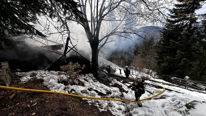 Alpes-Maritimes: un incendie ravage un chalet à Lucéram, aucun blessé