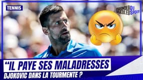 Tennis : "Djokovic enchaîne les maladresses et le public lui fait payer", constate Pitkowski 
