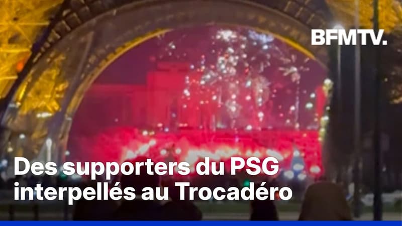40 supporters du PSG interpellés après l'utilisation de feux d'artifice et de fumigènes au Trocadéro