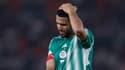 L'Algérien Riyad Mahrez dépité lors du match contre la Mauritanie à la CAN, le 23 janvier 2024