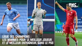 Ligue des champions : Les nommés pour le meilleur joueur et le meilleur entraîneur, sans le PSG