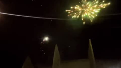Le feu d'artifice du Collectif Ultras Paris, 1 avril 2024