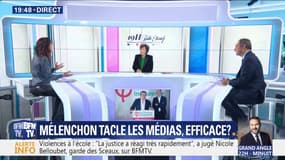 Mélenchon tacle les médias, efficace ?