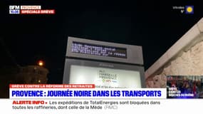 Grève contre la réforme des retraites: journée noire dans les transports marseillais