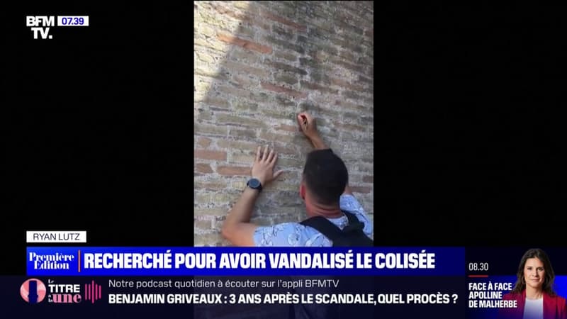 Un touriste recherché pour avoir vandalisé le Colisée