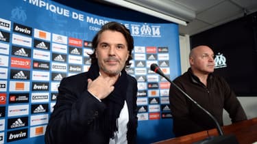 Vincent Labrune (à gauche), le président de l'OM, a-t-il été abusé par un faux dirigeant?