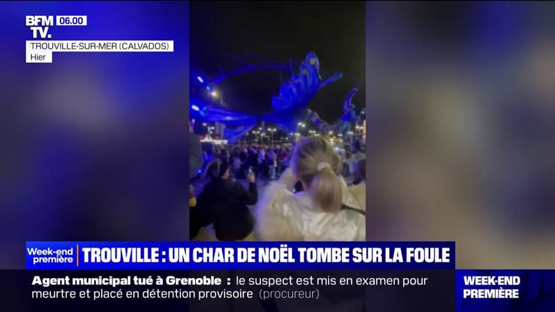 À Trouville-sur-Mer, 13 personnes ont été blessées dont deux gravement après l'effondrement d'un char de Noël