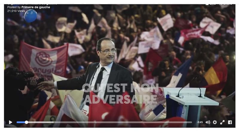 Sur le site de la primaire de gauche, un clip vidéo se montre très critique envers François Hollande, Jérôme Cahuzac ou  Emmanuel Macron.