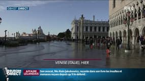 Montée des eaux à Venise: "Peut-être qu'on devrait laisser la nature reprendre ses droits"