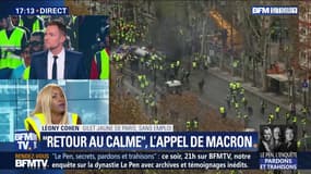 Emmanuel Macron: L’appel au "retour au calme"