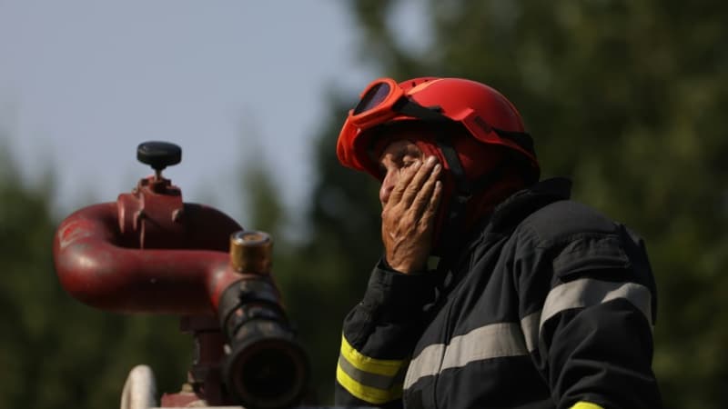 Incendies en Gironde: le combat contre les flammes 