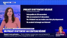Ce que l'on sait du projet d'attentat au couteau déjoué