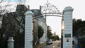 Le parc de Montretout à Saint-Cloud (Hauts-de-Seine), une des résidences de Jean-Marie Le Pen, le 7 janvier 2025.