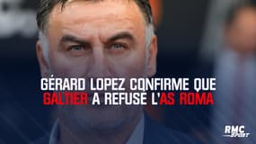 Lille : Lopez confirme que Christophe Galtier a refusé l'AS Roma