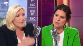 Marine Le Pen face à Apolline de Malherbe en direct - 10/06