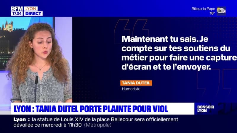 Regarder la vidéo Lyon: Tania Dutel porte plainte pour viol