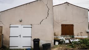 Les dégâts à La Laigne (Charente-Maritime) après le séisme de vendredi. (Photo d'archive)