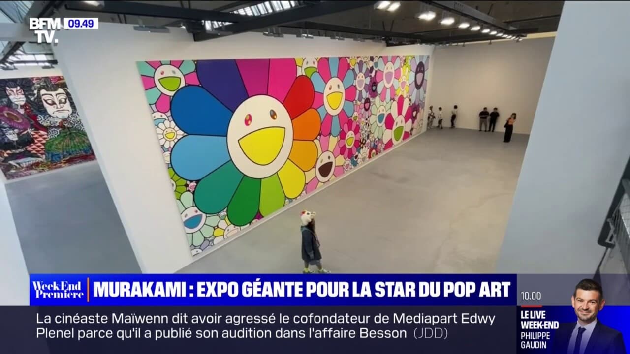 Une exposition XXL pour le maître du pop-art Takashi Murakami au Bourget