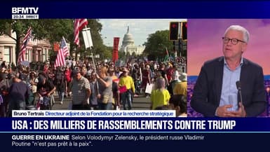 Rassemblements contre Donald Trump aux États-Unis: "C'est assez exceptionnel", explique Bruno Tertrais, directeur adjoint de la Fondation pour la recherche stratégique