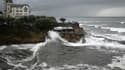 Tempête à Biarritz en 2020