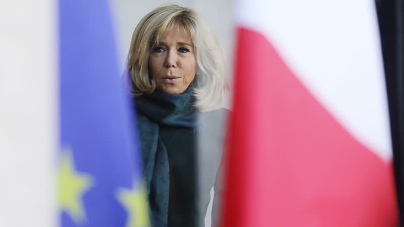 Brigitte Macron à l'Elysée, le 21 janvier 2019.