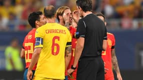 Sergio Ramos lors de Roumanie-Espagne, le 5 septembre 2019